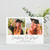 Faire-part Smarter By One Degree White Grad Multi Photo (Debout devant)