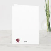 Faire-part Snowman Melt My Heart Valentine (Dos)