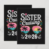 Faire-part Sœur Croisière 2026 (Devant / Derrière)