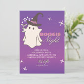 Faire-part Soirée Halloween Ghost Boogie Nights (Debout devant)
