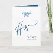 Faire-part Son livre Vow - Ring Design Mariage Keepsaké (Devant)