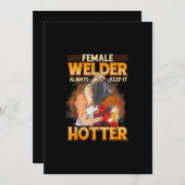 Faire-part Souder Femme Toujours Garder Il Hotter (Devant / Derrière)