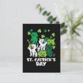 Faire-part St Patricks Catricks Day Cats Saint Pattys (Debout devant)