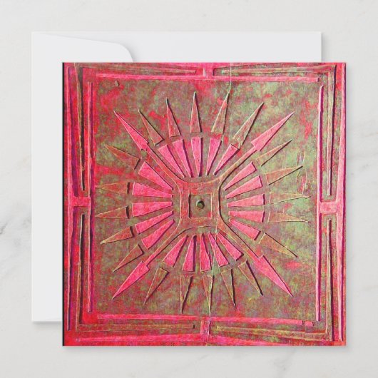 Faire-part STAR DU MATIN, rouge vif (Devant)