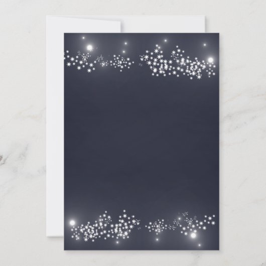 Faire-part Star Light Enregistrer La Date Annonce (Dos)