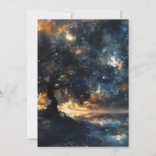 Faire-part Starry Celestin Tree Dreamscape (Devant)