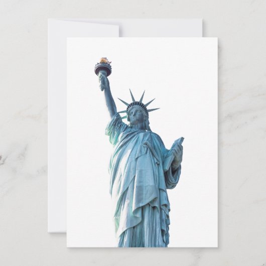Faire-part Statue de la liberté (Devant)