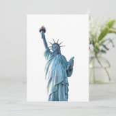 Faire-part Statue de la liberté (Debout devant)