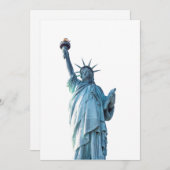 Faire-part Statue de la liberté (Devant / Derrière)