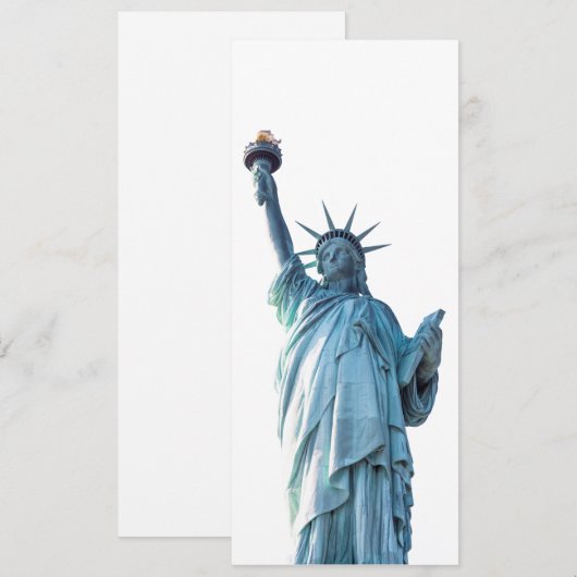 Faire-part Statue de la liberté (Devant / Derrière)