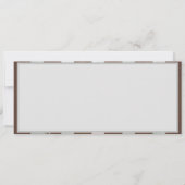 Faire-part Steampunk Clock and Turquoise Roses on Striped (Dos)