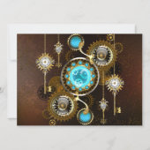 Faire-part Steampunk Rusty Background (Devant)