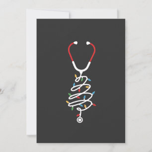 Faire-part Stethoscope Fournitures Médicales Lumières Arbre d