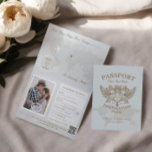 Faire-part Style Passeport Enregistrer La Date Destination Ma<br><div class="desc">L'amour s'envole au début de votre voyage ! Introduire notre passeport de rêve enregistrer la date de destination faire-part de mariage L'avant du passeport présente notre conception de poitrine cardiaque inséparable dessinée à la main. Notre modèle de passeport plié est un véritable reflet de votre histoire d'amour, avec un coeur...</div>