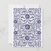 Faire-part Style talavera mexicain (Dos)