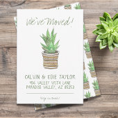 Faire-part Succulent Zebra Plante Southwestern Pot Nouvelle a