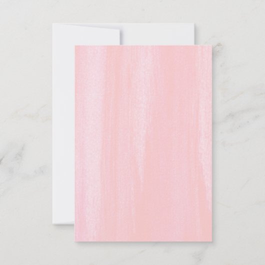 Faire-part Succulents et fleurs roses Enregistrer la date (Dos)