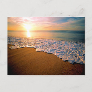 Faire-part Sunset Beach Enregistrer la date Carte postale