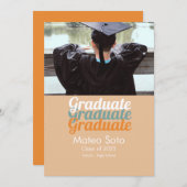 Faire-part super de la photo Bold (Devant / Derrière)