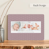 Faire-part Superposition de bannière | Naissance photo horizo