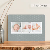 Faire-part Superposition de bannière | Naissance photo horizo