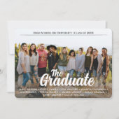 Faire-part Superposition de script tendance | Un groupe de ph (Devant)