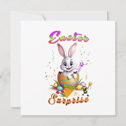 Faire-part Surprise de Pâques (Devant)