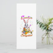 Faire-part Surprise de Pâques (Debout devant)