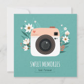 Faire-part Sweet Memories Last Forever (Devant)