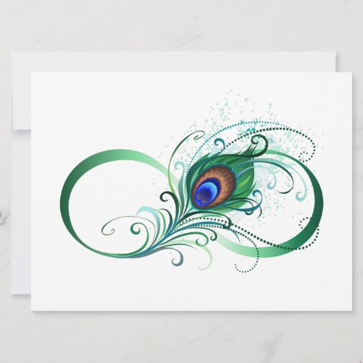 Faire-part Symbole de l'Infinity (Devant)