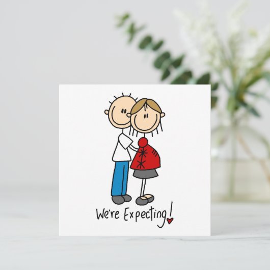 Faire-part T-shirts et Cadeaux pour Futur Couple (Debout devant)