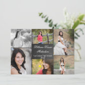 Faire-part Tableau noir 5x7 Tableau noir Senior (Debout devant)