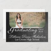 Faire-part Tableau noir 5x7 Tableau noir Senior (Devant / Derrière)