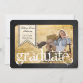 Faire-part Tableau noir 5x7 Tableau noir Senior (Devant)