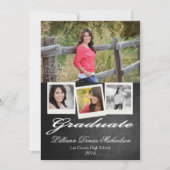 Faire-part Tableau noir 5x7 Tableau noir Senior (Devant)