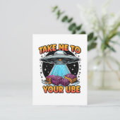 Faire-part Take Me to Your Ube  (Debout devant)