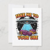 Faire-part Take Me to Your Ube  (Dos)