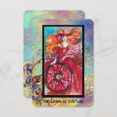 FAIRE-PART TAROTES DES OMBRES PERDUES / LA ROUE DE FORTUNE (Devant / Derrière)