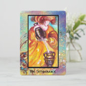 FAIRE-PART TAROTES DES OMBRES PERDUES / LA TEMPÉRANCE (Debout devant)