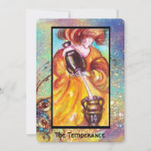FAIRE-PART TAROTES DES OMBRES PERDUES / LA TEMPÉRANCE (Devant)