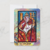 FAIRE-PART TAROTES DES OMBRES PERDUES / LE PAPE (Devant)