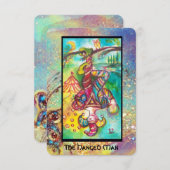 FAIRE-PART TAROTES DES OMBRES PERDUES / L'HOMME HANGÉ (Devant / Derrière)