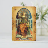 FAIRE-PART TAROTS DE RENAISSANCE ANTIQUE 14 / TEMPÉRANCE (Debout devant)