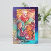 Faire-part TAROTS DES OMBRES PERDUES / LA Perle DES AMATEURS (Debout devant)