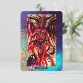 Faire-part TAROTS DES OMBRES PERDUES / LE DIABLE Pearl (Debout devant)