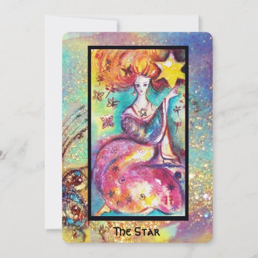 FAIRE-PART TAROTS DES OMBRES PERDUES / L'ÉTOILE (Devant)