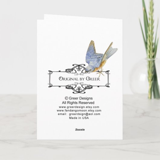 Faire-part Tea Party Cupcake Design (Dos)