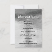 Faire-part Teacher Educator Retraite Photo Party (Dos)