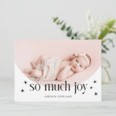 Faire-part Tellement de Joy Holiday Photo Naissance (Debout devant)