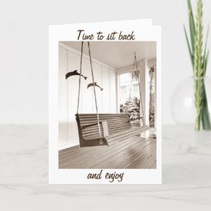 FAIRE-PART TEMPS DE RETOUR/PROFITEZ DE VOTRE **NOUVELLE MAISO